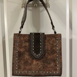 Montana ranch purse and matching wallet.